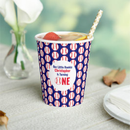 Little Rookie Baseball 1. Geburtstag Pappbecher