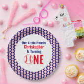 Little Rookie Baseball 1. Geburtstag Pappteller (Party)