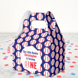 Little Rookie Baseball 1. Geburtstags-Gefälligkeit Geschenkschachtel
