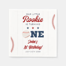 Little Rookie Baseball 1st Birthday