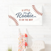 Little Rookie Baseball Baby Dusche Banner (Insitu)