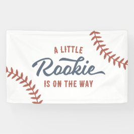 Little Rookie Baseball Baby Dusche Banner