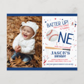 Little Rookie Baseball Budget Foto 1. Geburtstag (Vorderseite)