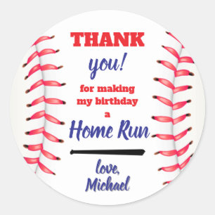 Little Rookie Baseball Erster Geburtstag Danke sch Runder Aufkleber