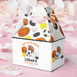 Little Rookie Sports 1st Birthday Party | All-Star Geschenkschachtel