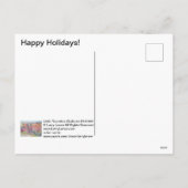 Little Roundtop Redbuds #120401 Feiertagspostkarte (Rückseite)