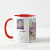 Little Roundtop Redbuds Gemälde / Larry Lerew Tasse (Links)
