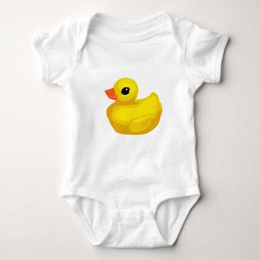 "Little Rubber Ducky" Baby Strampler (Vorderseite)