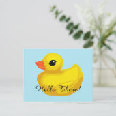 "Little Rubber Ducky" Postkarte (Stehend Vorderseite)