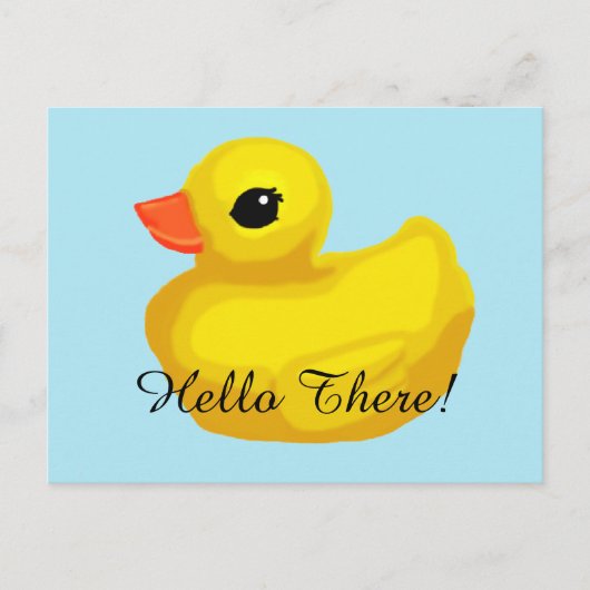 "Little Rubber Ducky" Postkarte (Vorderseite)