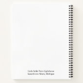 Little Sable Lighthouse Notebook Notizblock (Rückseite)