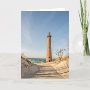 Little Sable Point Leuchtturm am Lake Michigan Karte