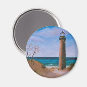 Little Sable Point Light Magnet (Vorderseite/Rückseite)