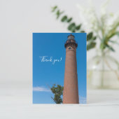 Little Sable Point Light Vielen Dank Postcard Postkarte (Stehend Vorderseite)