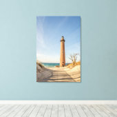 Little Sable Point Lighthouse Leinwanddruck (Insitu (Holzboden))
