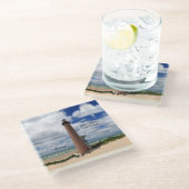 Little Sable Point Lighthouse Untersetzer (Schrägansicht)