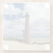 Little Sable Point Lighthouse Untersetzer (Rückseite)