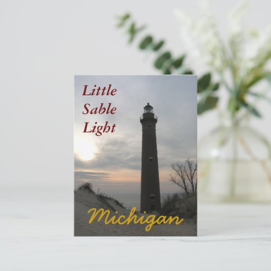 Little SableLight, MI-Postkarten Postkarte (Stehend Vorderseite)