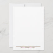 Little Sailboat Navy Boot Nautical Baby Shower 12x Einladung (Rückseite)