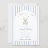 Little Sailor Baby Shower Invitation  Einladung (Vorderseite)