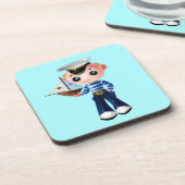 Little Sailor Boy Blue Untersetzer (Linke Seite)