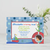 Little Sailor - Einladungen zum Geburtstag (Stehend Vorderseite)