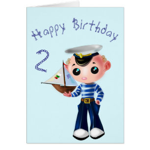 Little Sailor Kindergeburtstag Card