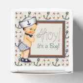 Little Sailor Nautical Baby Boy Dusche Geschenkschachtel (Oben)