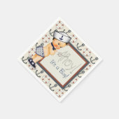 Little Sailor Nautical Baby Shower Serviette (Ecke)