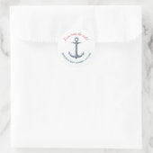 Little Sailor Nautical Baby Shower Sticker (Tasche)