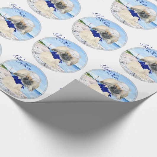 Little Sailor Pekingese Geschenkpapier (Ecke)