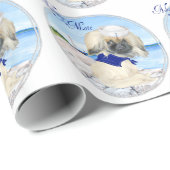 Little Sailor Pekingese Geschenkpapier (Rolleneckpunkt)