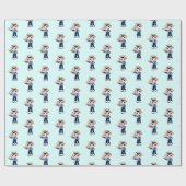 Little Sailor Wrapping Paper Geschenkpapier (Flach)
