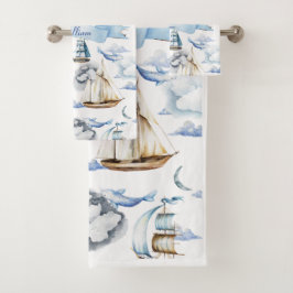 Little Sailor's Reise Badhandtuch Set