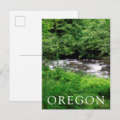 Little Sandy River and Ferns Postkarte (Vorne/Hinten)
