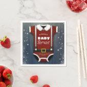 Little Santa Bodysuit Winter Baby Dusche Serviette (Beispiel)