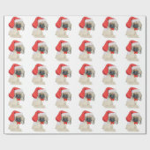 Little Santa Pekingese Geschenkpapier (Flach)