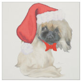 Little Santa Pekingese Stoff (Muster)