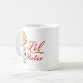 LIttle Schwester und Blume Kaffeetasse (Vorderseite Links)