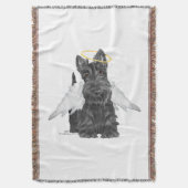 Little Scottie Angel Decke (Vorderseite Vertikal)