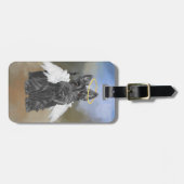 Little Scottie Angel Gepäckanhänger (Vorderseite horizontal)