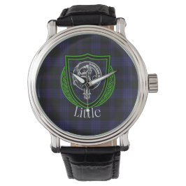 Little Scottish Clan Tartan & Crest Armbanduhr