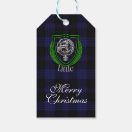 Little Scottish Clan Tartan & Crest Geschenkanhänger