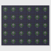 Little Scottish Clan Tartan & Crest Geschenkpapier (Flach)