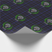 Little Scottish Clan Tartan & Crest Geschenkpapier (Ecke)