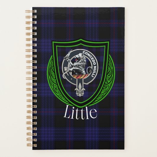 Little Scottish Clan Tartan & Crest Planer (Vorderseite)