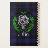 Little Scottish Clan Tartan & Crest Planer (Rückseite)