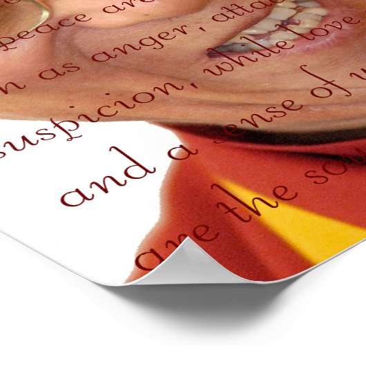 Little Seeds Art HH Dalai Lama Quote2 Poster (Ecke)