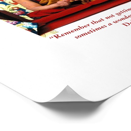 Little Seeds Art HH Dali Lama Zitat Poster (Ecke)