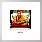Little Seeds Art HH Dali Lama Zitat Poster (Vorne)